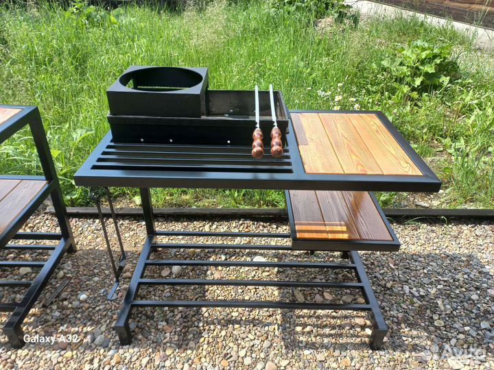 Мангал в стиле лофт