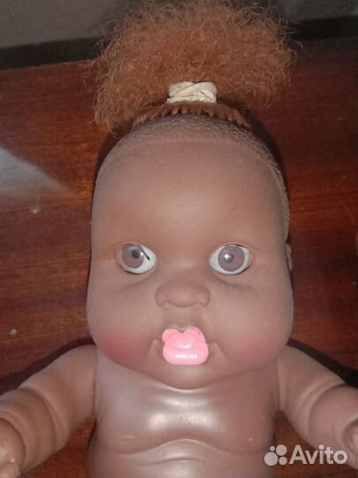 Кукла 1995 г. Пупсик негритянка