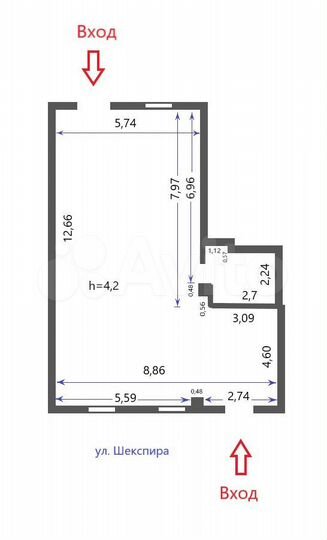 Свободного назначения, 94 м²