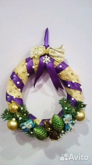 Венки рождественские новогодние