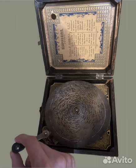 Музыкальная шкатулка Полифон Симфонион Symphonion