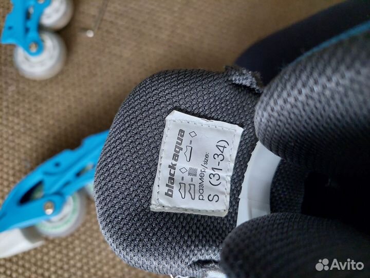 Ролики - коньки раздвижные 31-34 2в1