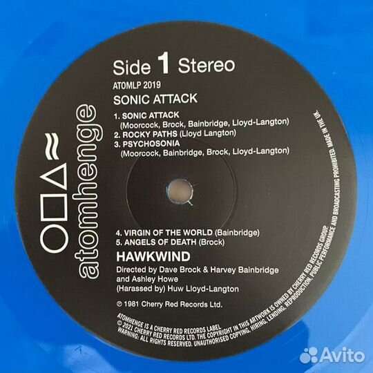 Hawkwind / Sonic Attack (Coloured Vinyl)(LP+7