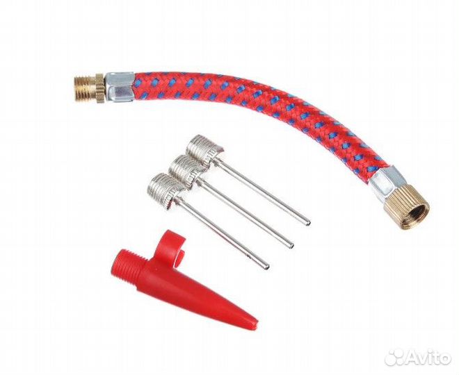 Набор для накачивания мячей (3 иглы, шланг, колпач