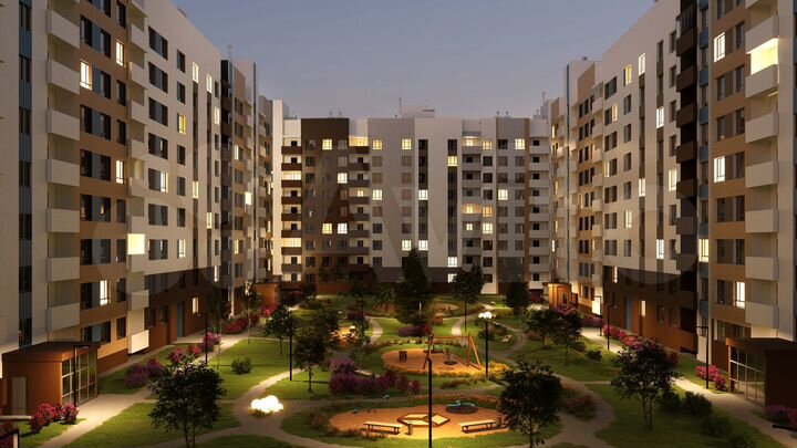 1-к. квартира, 34,8 м², 3/9 эт.