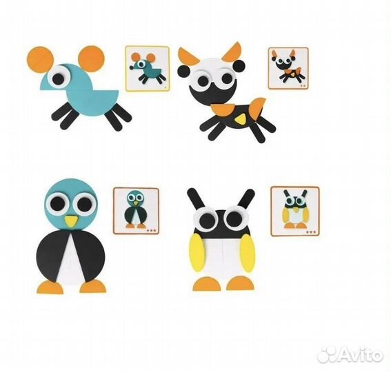 Новая Мозаика деревянная, геоанимо, аналог джеко