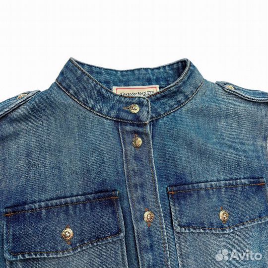 Платье миди Alexander McQueen