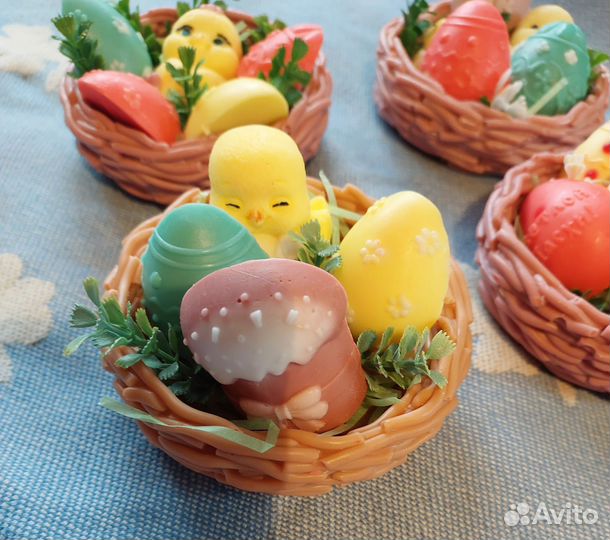 Пасхальные сувениры из мыла