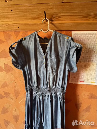 Джинсовый сарафан Mango Jeans