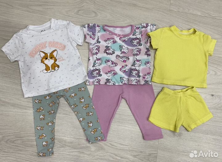 Одежда для девочки пакетом 86