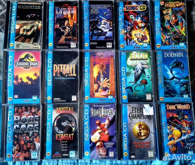 Пак игр для Sega CD