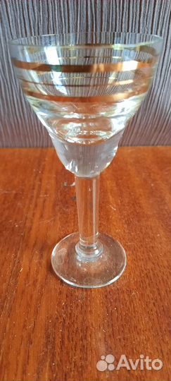 Стопки и рюмки СССР с золотыми полосками