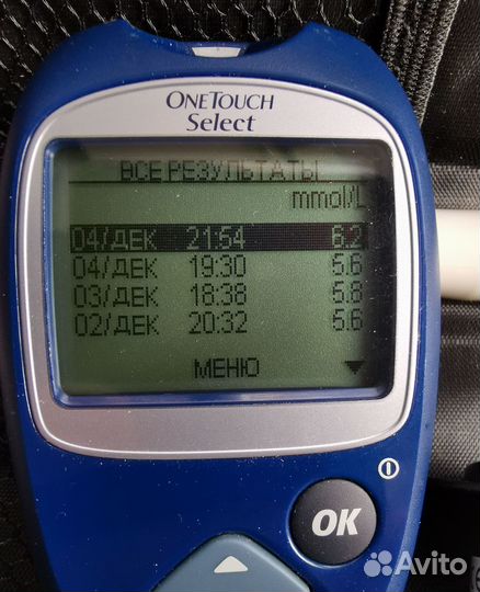 Глюкометр one touch select