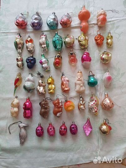 Елочные игрушки СССР