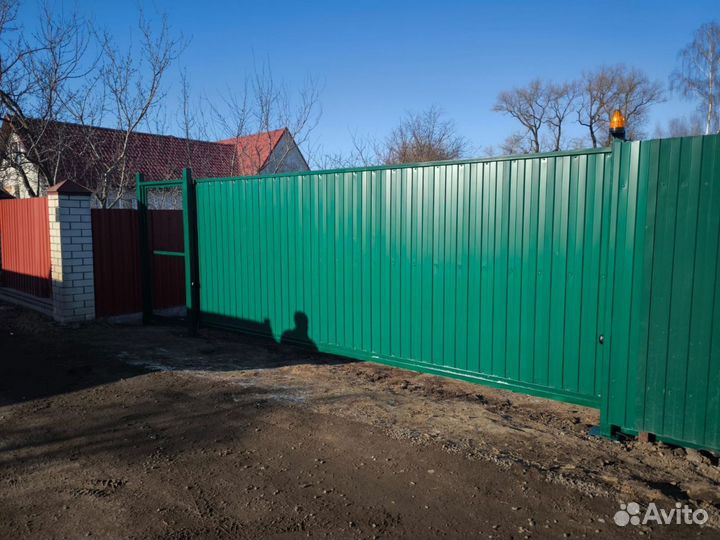 Ворота откатные под ключ