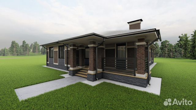 Альбом проект одноэтажного дома - 206,57 м2