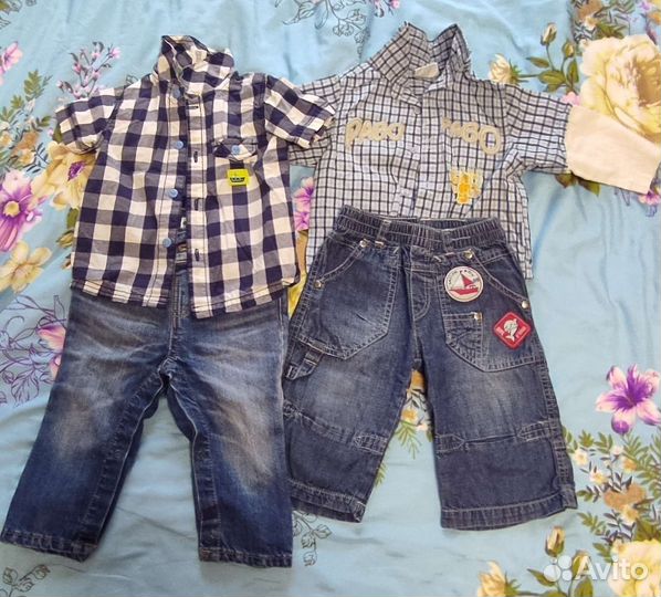 Вещи пакетом на мальчика 62 68