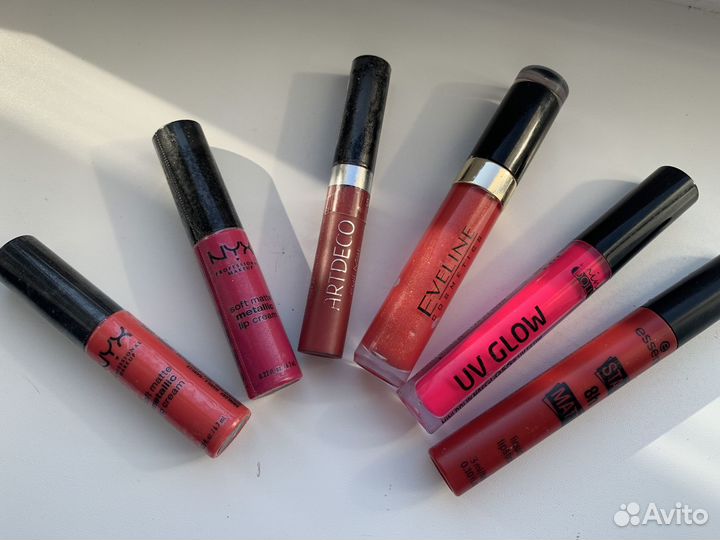 Набор для губ. Марки Никс, Лореаль,Буржуа идр