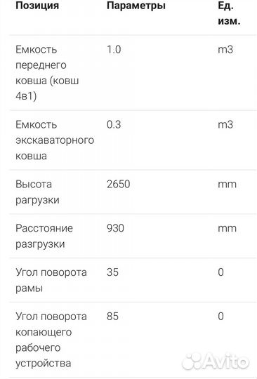 Аренда Экскаватора-Погрузчика