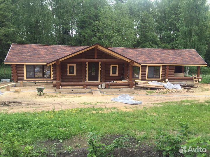 Строим дома, бани под ключ из бревна и бруса