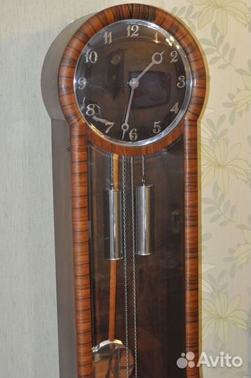 Часы старинные напольные Gustav Becker 150