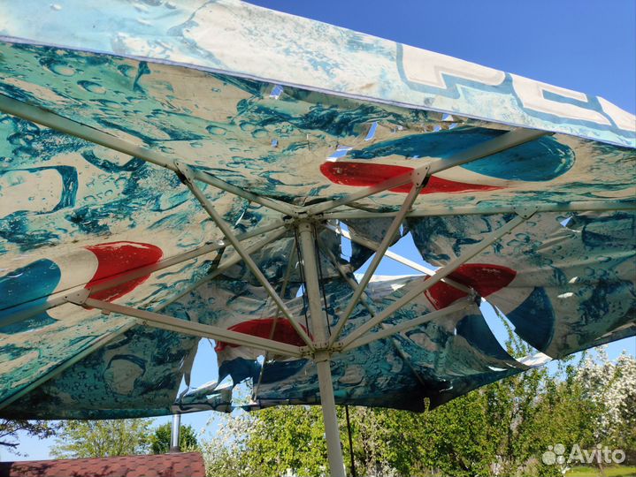 Уличный зонт для кафе бу (каркас)