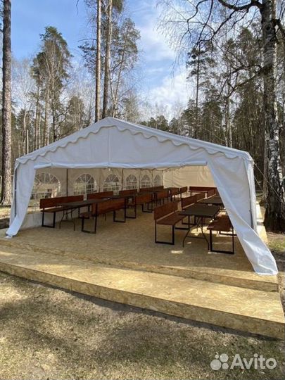 Аренда беседки в лесу Лебяжье до 90 чел