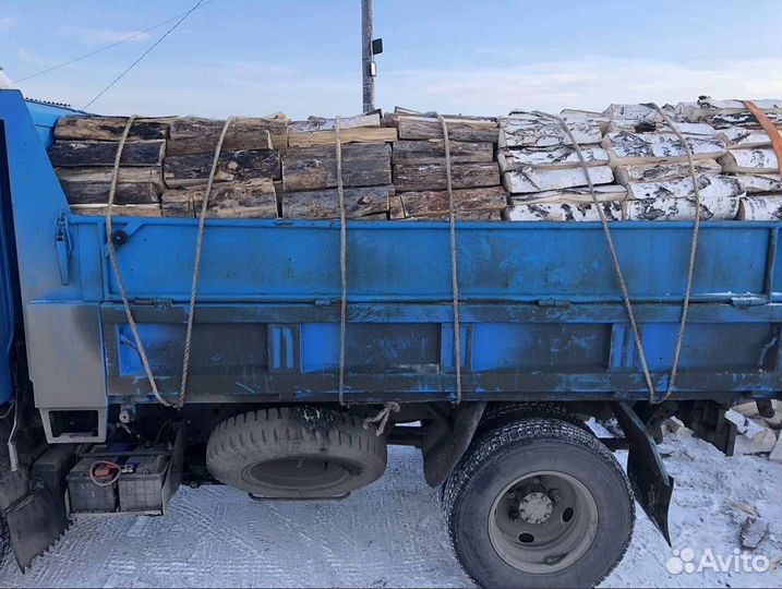 Дрова колотые – честная укладка