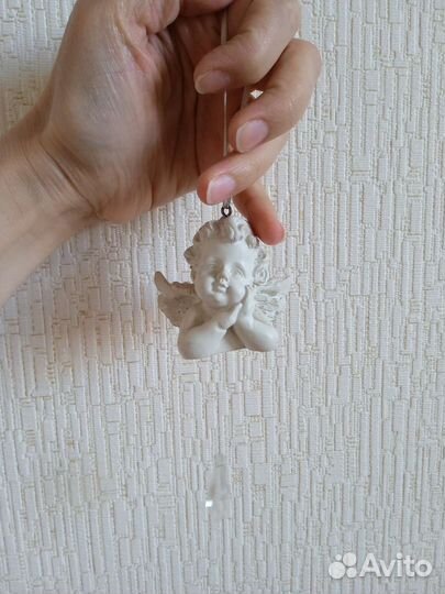 Подвеска Ангел с кристалом