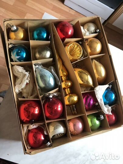 Новогодние игрушки СССР советские