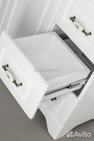 Style line Олеандр-2 Тумба с раковиной 90 (3 ящ.) под умывальник Эльбрус 90, рельеф пастель