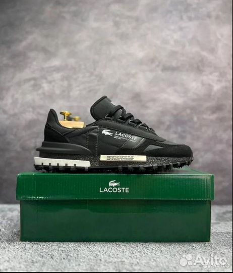 Кроссовки lacoste черные 41-45