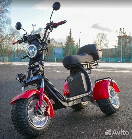 Трицикл White Siberia Ikra RC 5000W 31Ah Red 2023