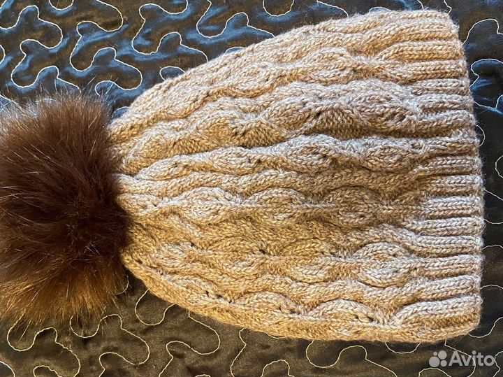 Комплект шапка и шарф снуд женский