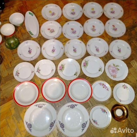 Посуда СССР тарелки