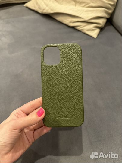 Чехол кожаный на iPhone 12 pro