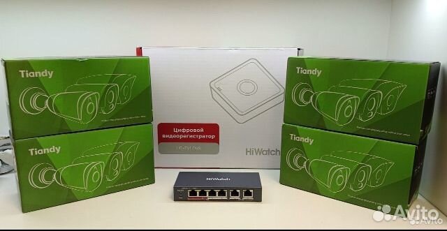 Комплект видеонаблюдения IP камер