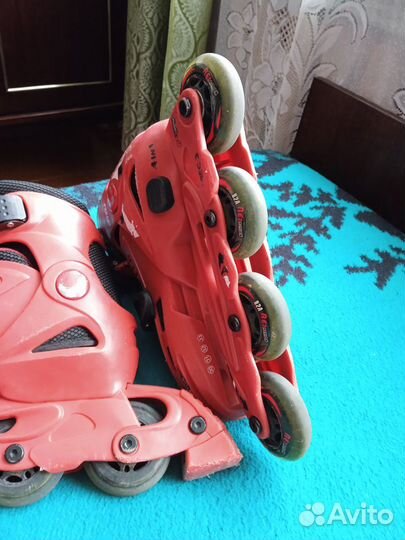 Роликовые коньки детские раздвижные 30-33 рр