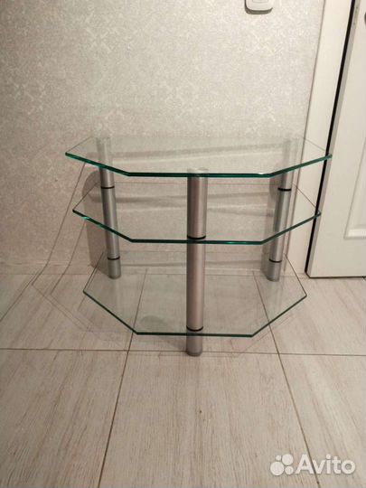 Стеклянная тумба