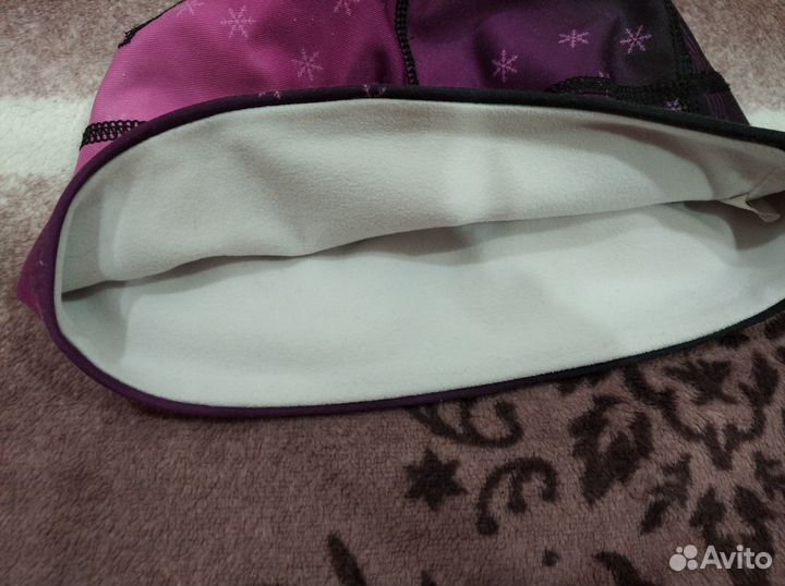 Шапка и баф лыжный