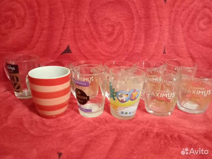 Продам кружки стеклянные