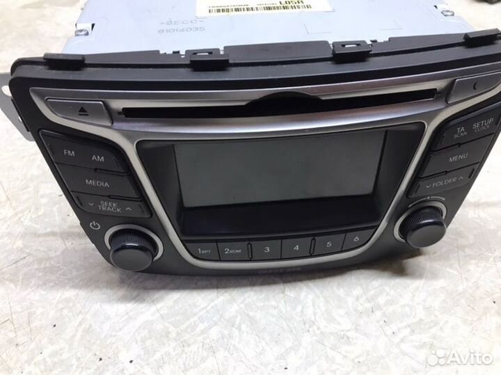Магнитола Hyundai Solaris Солярис седан 1.6 2015