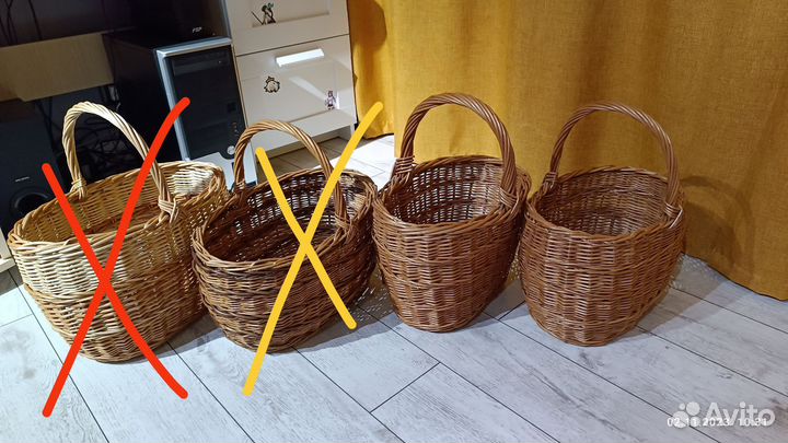 Корзины плетеные
