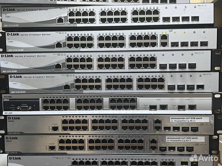 Коммутаторы D-link