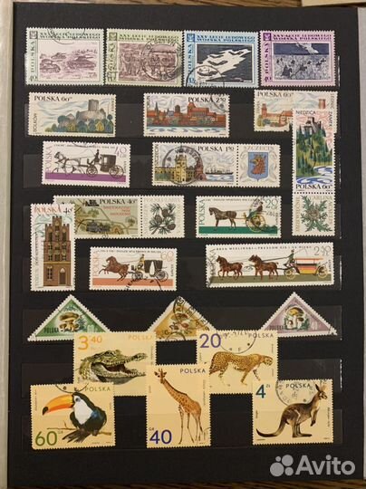 Почтовые марки Польша, Монголия