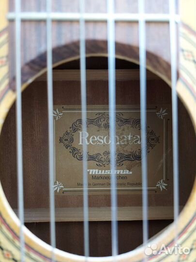 Гитара классическая resonata musima 70-80х годов