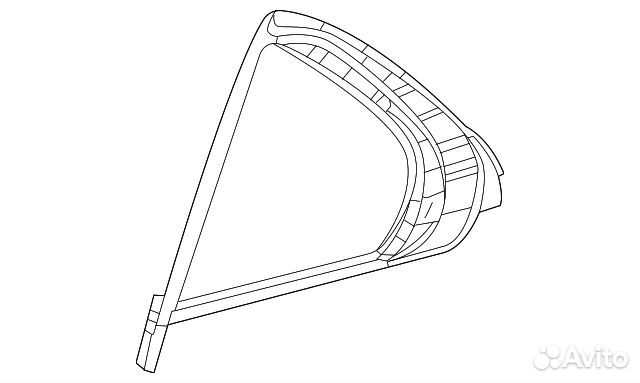 Стекло форточки двери Mercedes GLE W167