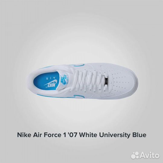 Nike Air Force 1 07 White University Blue