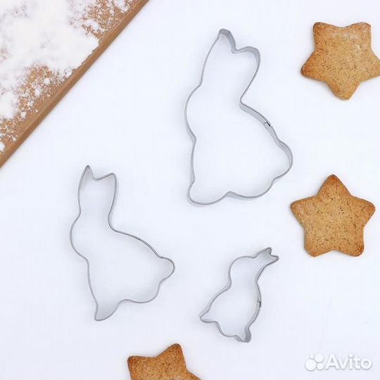 Набор форм для вырезания печенья «Кролик»