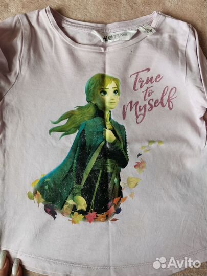 Лонгсливы для девочки h&m 98/104